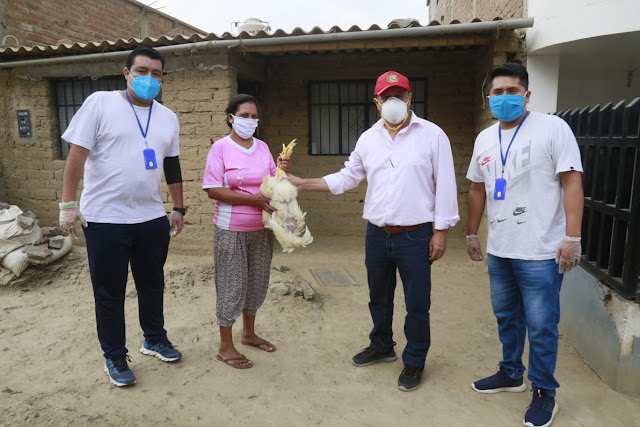 LAREDO: MÁS FAMILIAS RECIBIERON DONACIÓN DE POLLOS PARA ALIMENTARSE