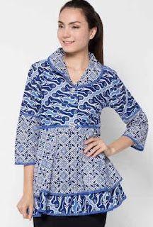 Model Baju Batik Remaja Putri Terbaru Trendy