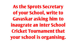 Inaugrate an inter School Cricket Tournament