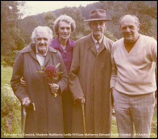 Les & Marjorie Matthews; Ivy & Ted Cosstick - 29 October 1979