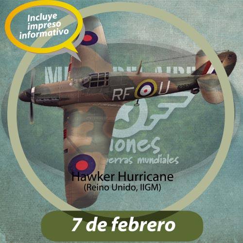 coleccion mitos del aire, hawker urricane 1:72