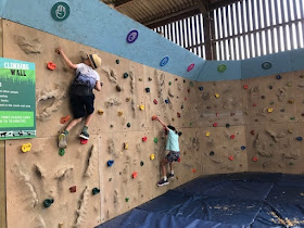 Tapnell Farm Park indoor climbing wall