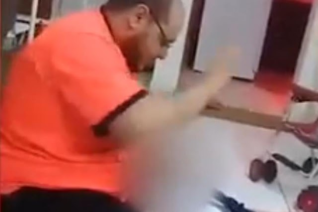 Vídeo: pai bate em bebê porque ela ainda não consegue ficar em pé ou andar