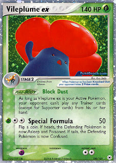 Vileplume ex Pokemon Card EX Hidden Legends Set