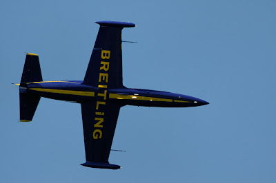 Patrouille Breitling sur L-39 Albatros - La Ferté-Alais 2009 - Photo JMS