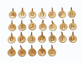 Helen Ficalora, Helen Ficalora Alphabet Charm Necklace, alphabet, alphabet charm, necklace, charm necklace, charm, jewelry, Helen Ficalora necklace