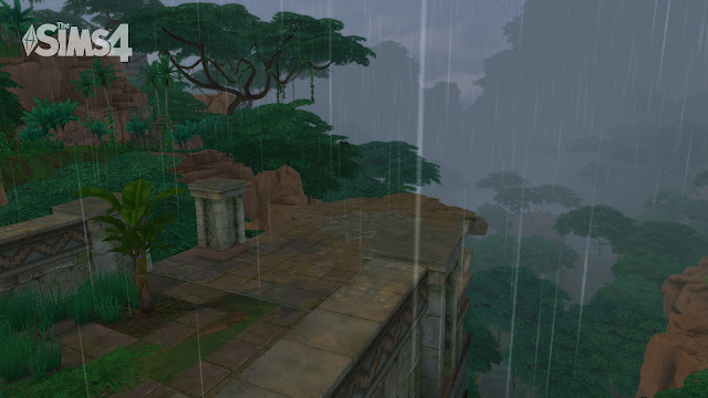 The Sims 4 Jungle Adventure Zoom background