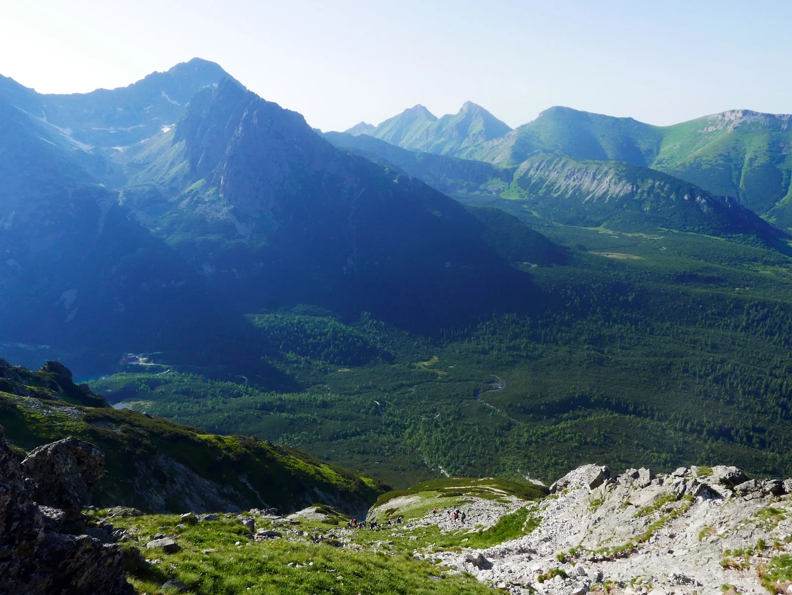 Schronisko przy Zielonym Stawie - Wielka Świstówka Rakuska Czuba - Łomnicki Staw - Tatrzańska Łomnica (parking) Tatry Wysokie szlaki opis blog zdjęcia lato