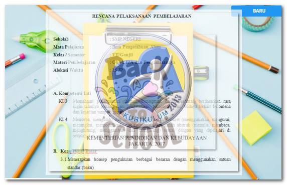  intinya merupakan bab rancangan pembelajaran yang harus dipersiapkan oleh pendidik Rpp Ipa Smp Kurikulum 2013 Revisi Lengkap Format Doc