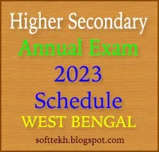 HS Final Exam Schedule 2023 Releashed by WBCHSE
