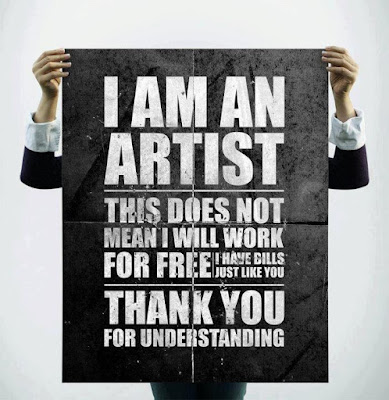 Artists should be paid - incredible opinions