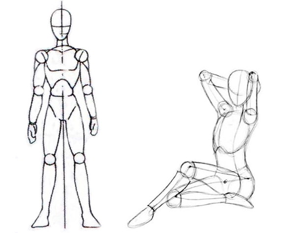  Cara  Menggambar  Model Manusia  dengan Mudah Proporsi 