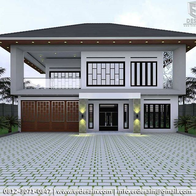 47 Desain  Rumah  Kampung  HD Free Downloads pinstok com