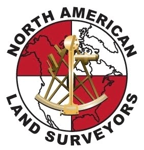 North American Land Surveyors  Canoe Team Logo