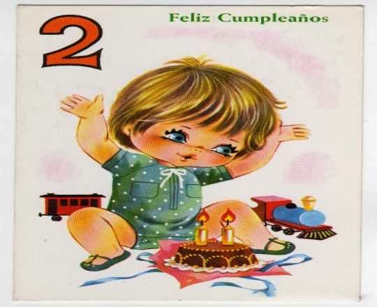 Postal de cumpleaños para niño