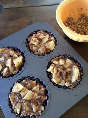 raw apple tarts