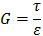 Rumus umum modulus geser atau modulus Young