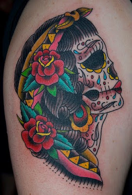 sugar skulls tattoos