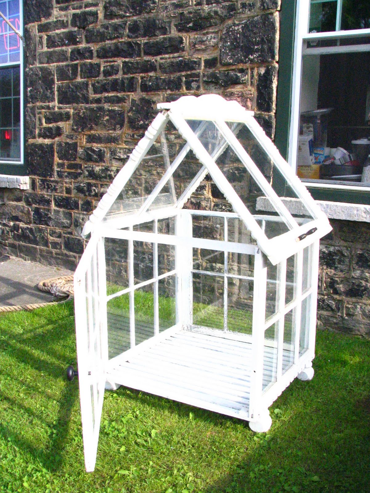 Vintage Window Greenhouse 10