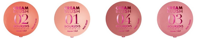 Bourjois Paris Cream Blush 4 shades