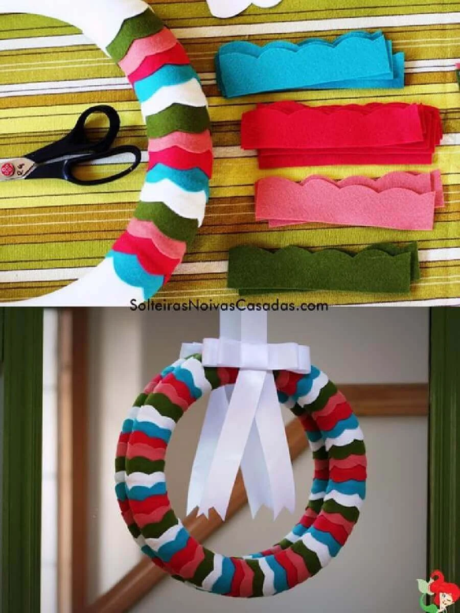 Aprenda a como fazer Guirlandas de Natal: 15 Projetos DIY para decoração