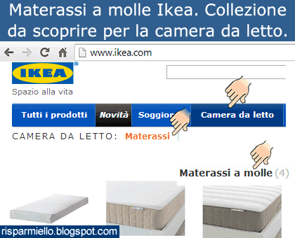 materassi molle ikea