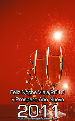 Imágenes con mensajes para Noche Vieja 2010 y Año Nuevo 2011