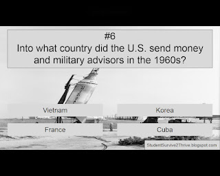 Into what country did the U.S. send money and military advisors in the 1960s? Answer choices include: Vietnam, Korea, France, Cuba