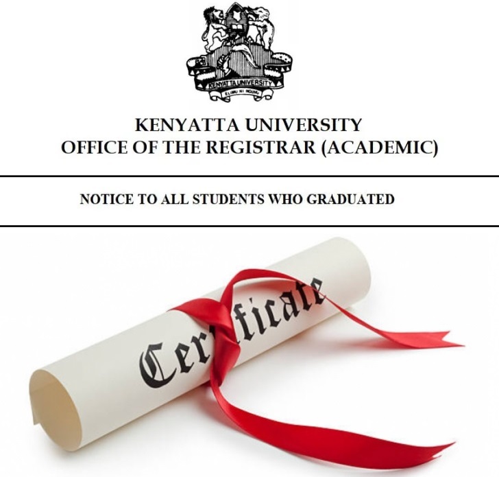 Kenyatta University Graduation Certificates Collection Dates 2023
