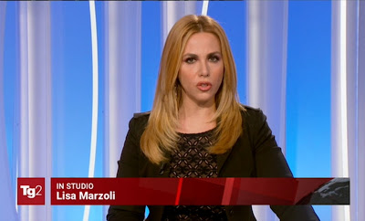 Lisa Marzoli telegiornaliste tg2