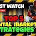 Top 5 Digital Marketing Strategies for MAKING MONEY ONLINE 2020