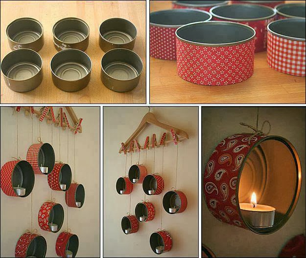 Ideas para Decorar Interiores con Latas Recicladas