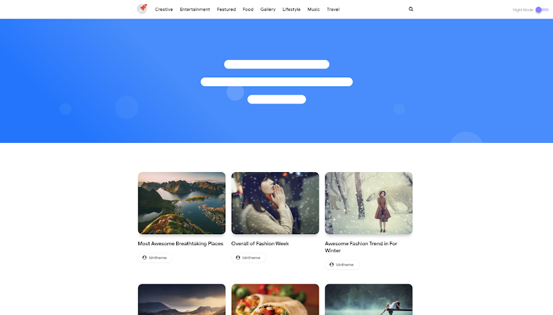 Lunar - Idntheme Responsive Blogger Template - Responsive Blogger Template