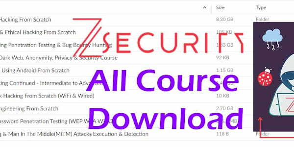 Hacking masterclass Download All courses of Z Security For Free Mega Drive Link 2023