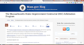 screen capture of home improvement arbitration article