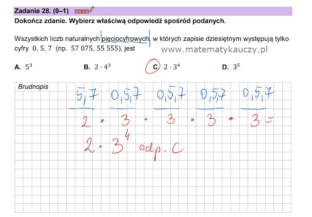 ROZWIĄZANIA Arkusza Maturalnego 2023 MATEMATYKA - 8 maj 2023 - Formuła 2023 - Poziom podstawowy