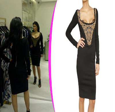 Haifa Wehbe Emilip Pucci Black dress