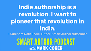 image reads:  "Indie authorship is a revolution.  I want to pioneer that revolution in India."