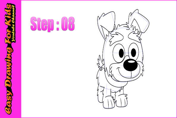 How to Draw Farfel from Pound Puppies