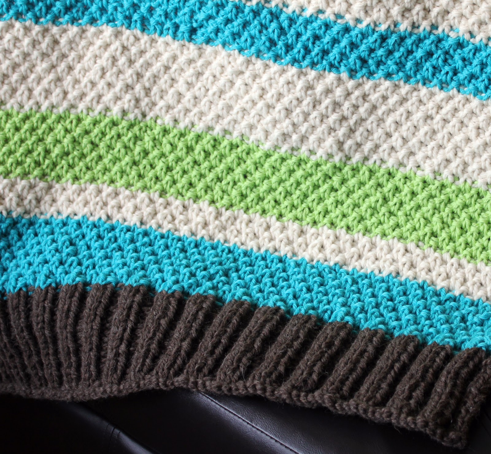 Easy Baby Blanket Knitting Pattern for Beginners - with ...
