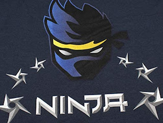 Cool Ninja Gaming Logo Star