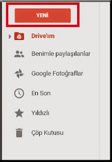 Google Drive İle Sunu Hazirlama