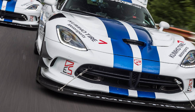 Dodge Viper ACR Records Faster Lap But Fails To Crack 7-Minute 'Ring Time - looking to Better the Times of the Porsche 918 Spyder and Lamborghini 