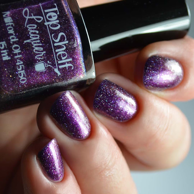 purple multichrome nail polish