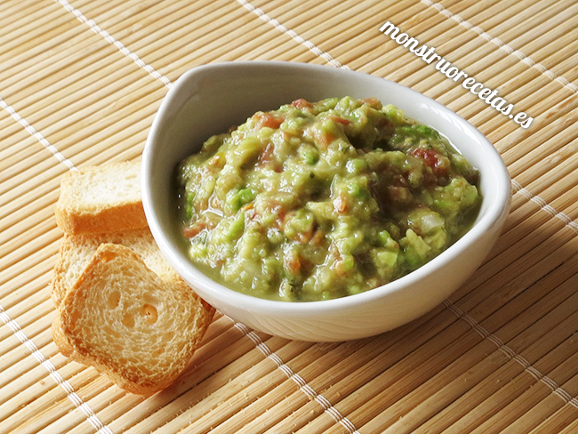 Guacamole mexicano. Receta fácil