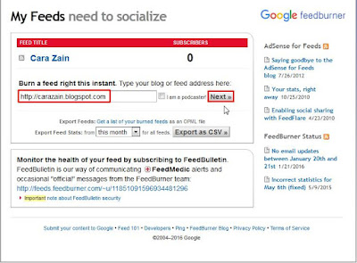 Cara Membuat Feedburner Di Blog Gratis Daftar Terbaru