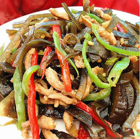 美味的蚝油肉絲炒海帶的做法，蚝油肉絲炒海帶怎麼做才好吃，蚝油肉絲炒海帶家常做法食譜