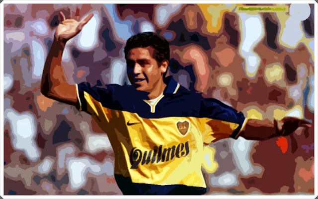 Riquelme Boca Juniors Barcelona 1999