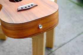 Kanile'a K1 Tenor ukulele strap button