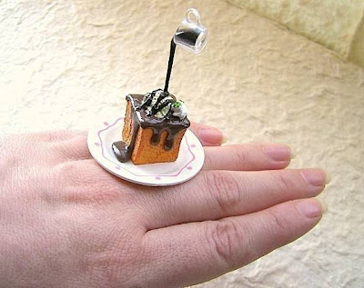 Dishes in Fingers 01 Cincin Unik berbentuk Makanan siapa Mau coba